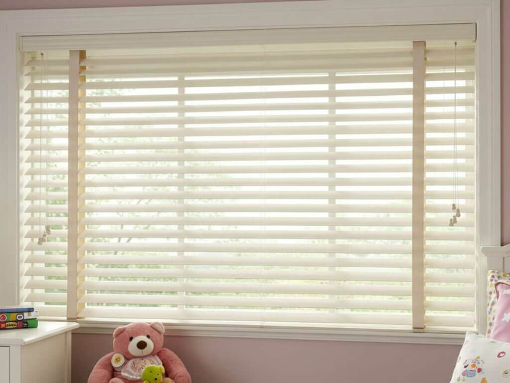 With custom blinds, parents can design a look that’s playful while still practical.