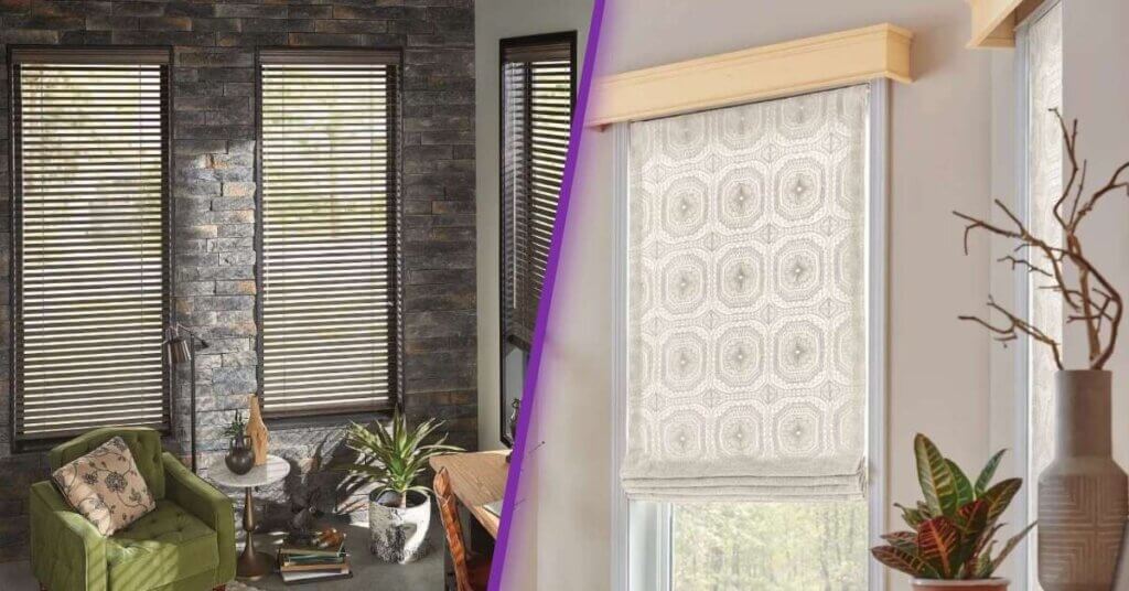 Comparing blinds vs shades as window treatments