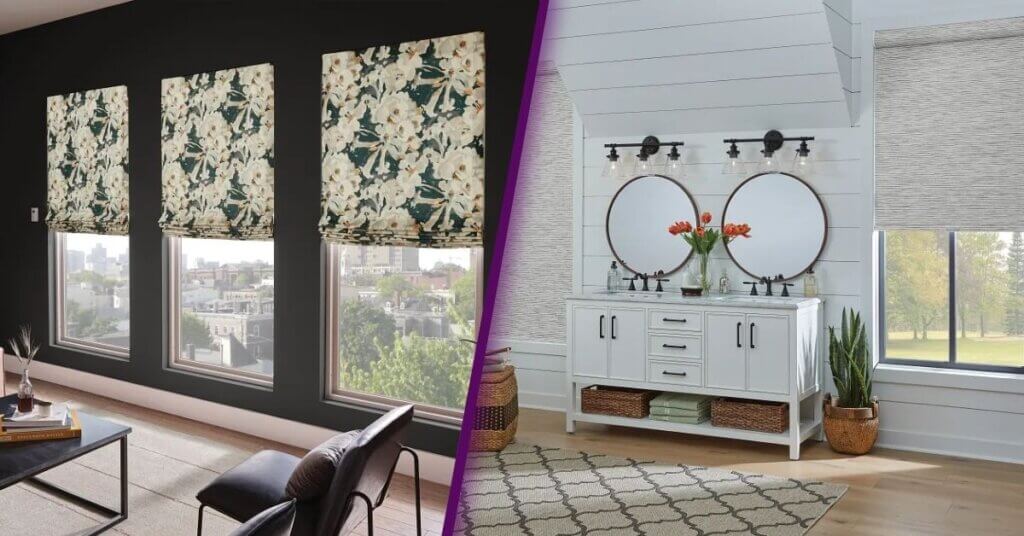 Selecting between Roman and roller shades depends on your style preferences, functionality needs, and the unique requirements of each room.