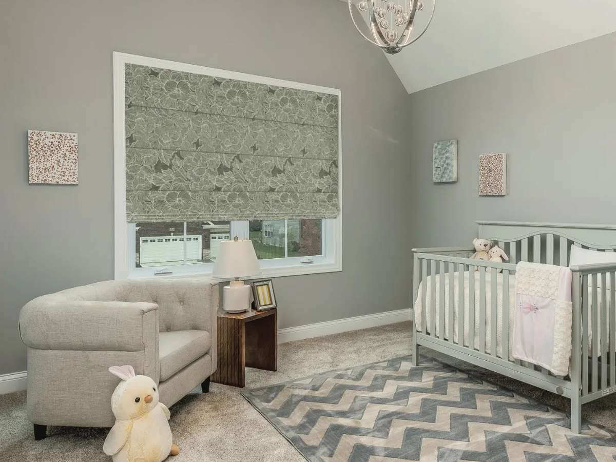 Norman Roman Shades in Nursery