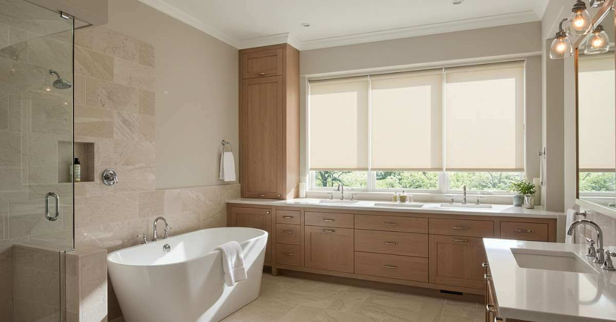 Privacy with a Pop: Bathroom Window Treatment Ideas You'll Love